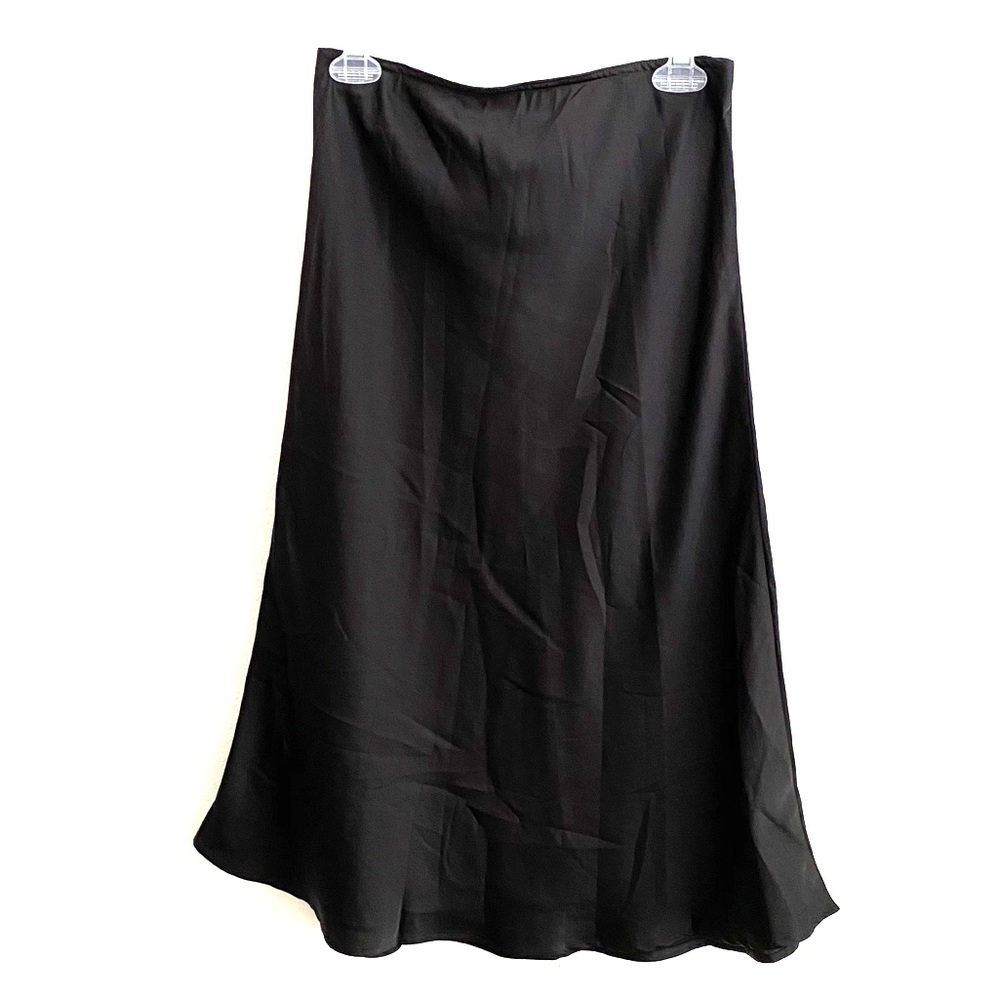 Satin Midi Flow Skirt